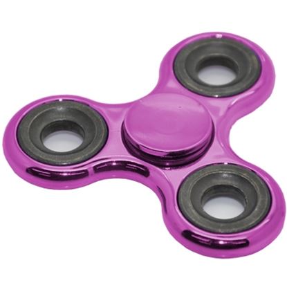 Imagen de PAQ. C/3 - DTC - GENÉRICO - SPINNER ANTIESTRESS BASICO METAL ROSA