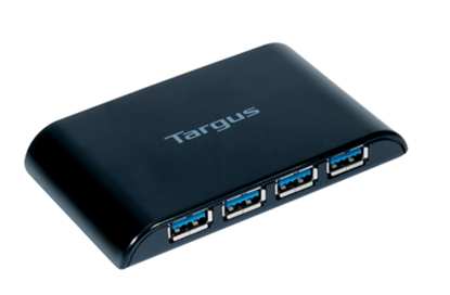 Imagen de TARGUS - HUB 4 PUERTOS USB 3.0 WINDOWS Y MAC ALIMENTACION USB NEGRO