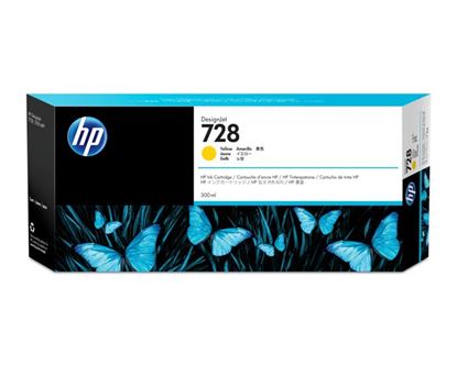 Imagen de HEWLETT PACKARD - HP 728 AMARILLO 300ML TINTA AMPLIO FORMATO F9K15A