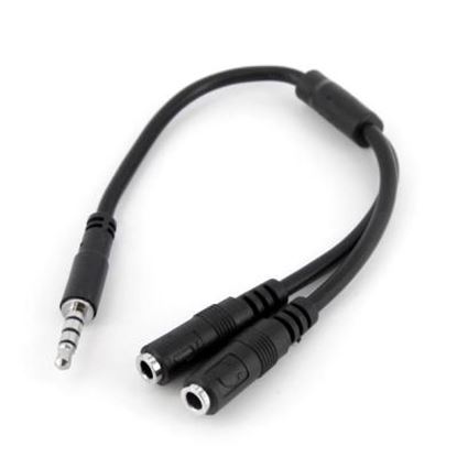Imagen de PAQ. C/10 - STARTECH - CABLE ADAPTADOR DIVISOR DIADEMA MACHO A HEMBRA