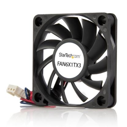 Imagen de PAQ. C/2 - STARTECH - VENTILADOR PARA GABINETE PC COM PUTADORA 60X10MM CONECTOR TX3