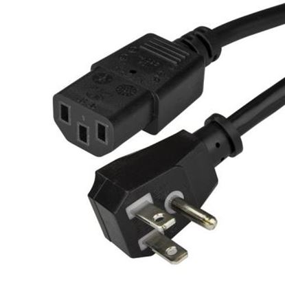 Imagen de STARTECH - CABLE DE 4.5M DE ALIMENTACION PLANO NEMA 5-15P A C13 PARA PC