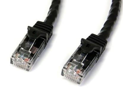 Imagen de PAQ. C/3 - STARTECH - CABLE DE RED ETHERNET 1M CAT6 RJ45 SNAGLESS GIGABIT NEGRO