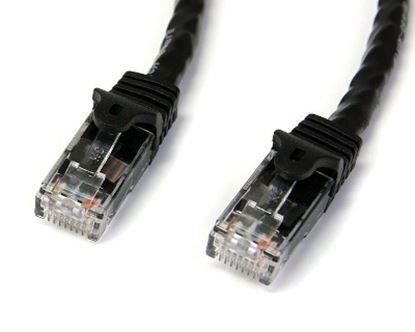 Imagen de PAQ. C/2 - STARTECH - CABLE DE RED ETHERNET 1M CAT6 RJ45 SNAGLESS GIGABIT NEGRO