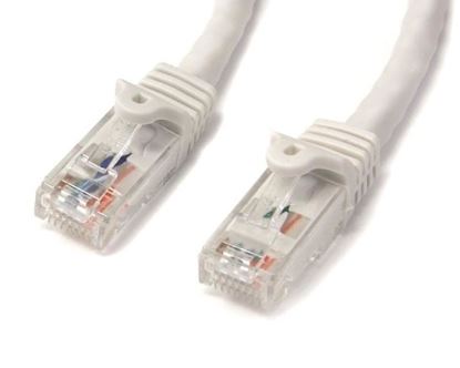 Imagen de PAQ. C/2 - STARTECH - CABLE 5M RED ETHERNET UTP CAT6 SNAGLESS BLANCO RJ45
