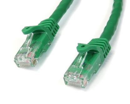 Imagen de PAQ. C/3 - STARTECH - CABLE 0.5M VERDE RED GIGABIT CAT6 ETHERNET RJ45 SNAGLESS