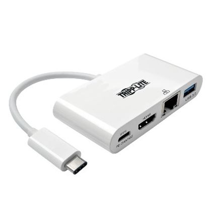 Imagen de TRIPLITE - ADAPTADOR USB 3.1 A HDMI USB-A CARGA USB-C Y GIGABIT ETHERNET