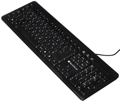 Imagen de PAQ. C/2 - TECHZONE - TECLADO ALAMBRICO TECHZONE STANDARD CON CONEXION USB