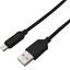 Imagen de PAQ. C/5 - DTC - B-ROBOTIX - CABLE USB V2.0 A MICRO DE PVC TEXTURIZADO DE 125 CMS. NEGRO