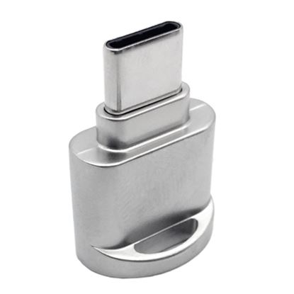 Imagen de PAQ. C/5 - DTC - B-ROBOTIX - LECTOR USB V3.0 METALICO TIPO C MICROSD 