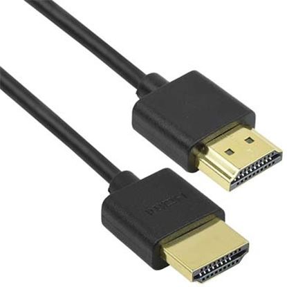 Imagen de PAQ. C/2 - DTC - B-ROBOTIX - CABLE HDMI V2.0 MACHO-MACHO ULTRASLIM NGO B-ROBOTIX 0.45 MTS. 