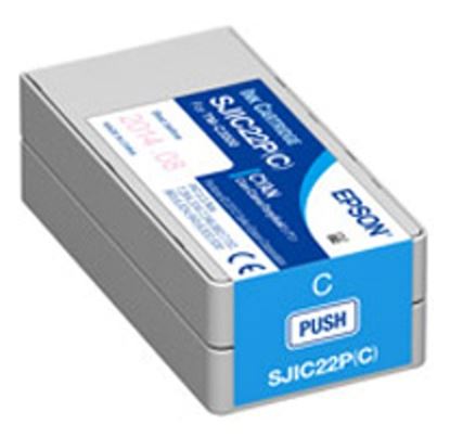 Imagen de EPSON - EPSON CW CARTUCHO TINTA CYAN PARA TM-C3500 SJIC22P