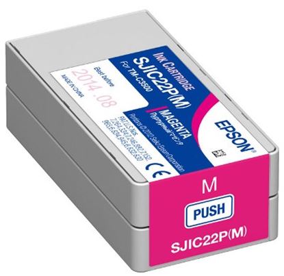 Imagen de EPSON - EPSON CW CARTUCHO TINTA MAGENTA PARA TM-C3500 SJIC22P