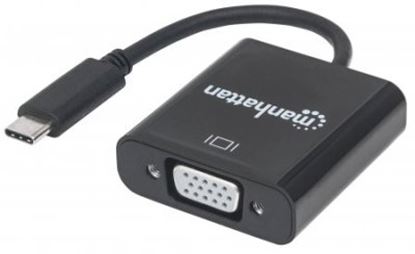 Imagen de IC - CABLE ADAPTADOR CONVERTIDOR USB-C 3.1 A VGA HD15 MACHO-HEMBRA
