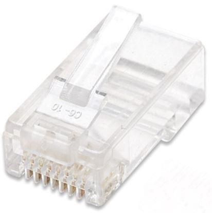 Imagen de INTELLINET - PLUG RJ45 CAT 5E UTP SËLIDO 100 PZAS                                 