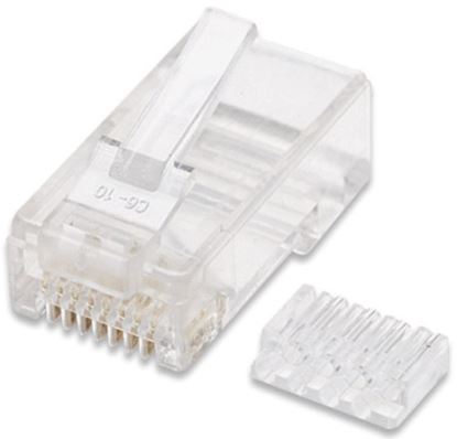 Imagen de INTELLINET - PLUG RJ45 CAT 6 UTP SËLIDO 100 PZAS                                  