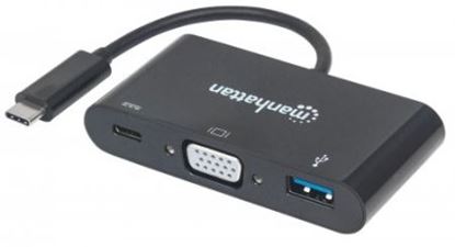 Imagen de IC - CABLE ADAPTADOR CONVERTIDOR DOCKING USB-C A VGA USB 3.O USB-C