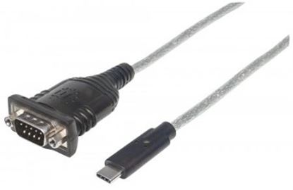 Imagen de IC - CABLE ADAPTADOR CONVERTIDOR USB-C A DB9 RS232 45CM M-M