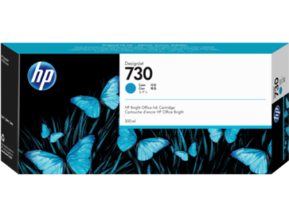 Imagen de HEWLETT PACKARD - HP 730 CYAN 300ML TINTA AMPLIO FORMATO P2V68A