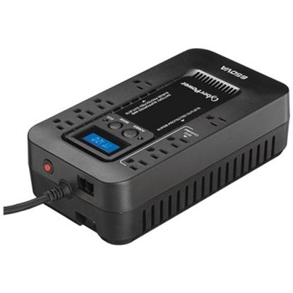 Imagen de CYBER POWER - NOBREAK UPS CYBERPOWER EC650 650VA/390W.LCD.ECO.STANDBY.8CONT.RJ