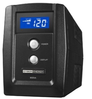 Imagen de CYBER POWER - NOBREAK UPS CYBERPOWER OM900 900VA/540W.LCD.AVR.RJ11/RJ45/COAX.U