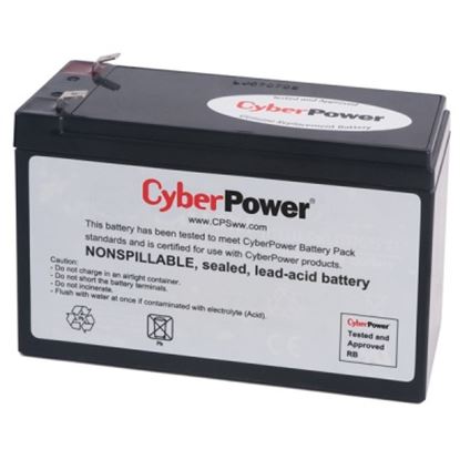 Imagen de CYBER POWER - BATERIA CERTIFICADA DE REEMPLAZ DE 12V Y 8 AMPERES