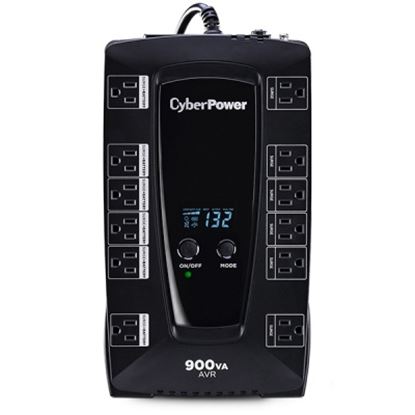 Imagen de CYBER POWER - NOBREAK UPS CYBERPOWER AVRG900 900VA/480W.LCD.AVR.RJ11/RJ45/USB/SE