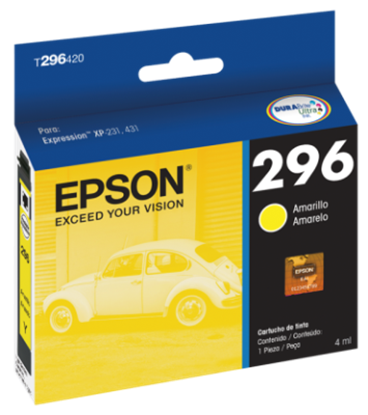 Imagen de EPSON - TINTA AMARILLA XP231.241.431. 441