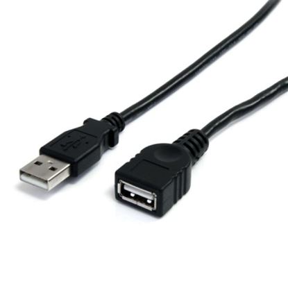 Imagen de PAQ. C/5 - STARTECH - CABLE 0.9M EXTENSION ALARGADOR USB 2.0 MACHO A HEMBRA USB A
