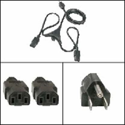 Imagen de PAQ. C/2 - DTC - B-ROBOTIX - CABLE CORRIENTE DE CPU A MONITOR A PARED