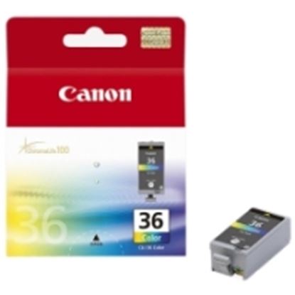 Imagen de CANON - CARTUCHO DE TINTA CLI-36 COLOR 12ML RENDIMIENTO DE 249 PAGS
