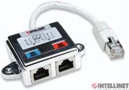 Imagen de PAQ. C/2 - INTELLINET - DISTRIBUIDOR MODULAR 1X2 RJ45                                         