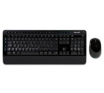 Imagen de MICROSOFT - KIT TECLADO Y MOUSE MICROSOFT MOD.3050.ESP.INALAMBRICO.MULTIM.USB