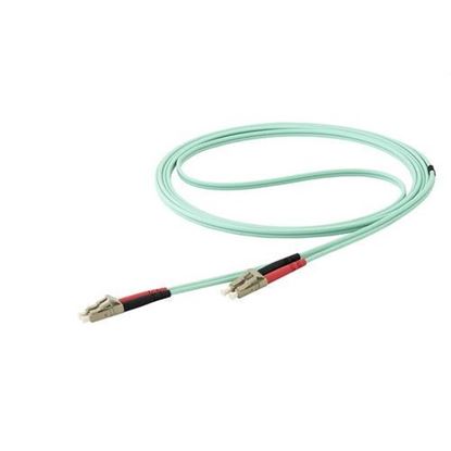 Imagen de STARTECH - CABLE DE 10 M DE FIBRA OPTICA AGUAMARINA LC A LC 50 125