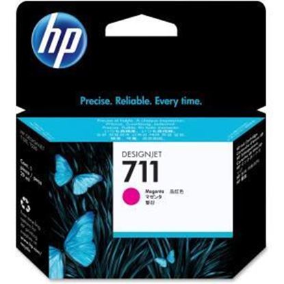 Imagen de HEWLETT PACKARD - HP 711 MAGENTA 29ML TINTA AMPLIO FORMATO CZ131A