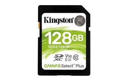 Imagen de KINGSTON - KINGSTON 128GB SDXC CANVAS SELECT PLUS 100R C10 UHS-I U3 V30