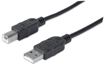Imagen de PAQ. C/10 - IC - CABLE USB A-B 1.8M IMPRESORA NEGRO