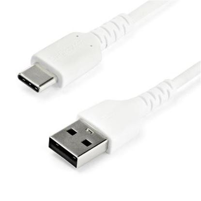 Imagen de STARTECH - CABLE USB 2.0 A USB-C DE 1 M BLANCO - CON FIBRA ARAMIDA