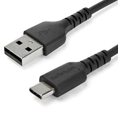 Imagen de STARTECH - CABLE USB 2.0 A USB-C DE 2 M NEGRO - CON FIBRA ARAMIDA