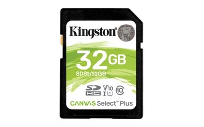Imagen de PAQ. C/2 - KINGSTON - SDXC MEMORIA KINGSTON 32GB CANVAS SELECT PLUS 100R C10 UHS-I U