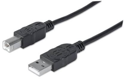 Imagen de PAQ. C/5 - IC - CABLE USB A-B 3.0M IMPRESORA NEGRO