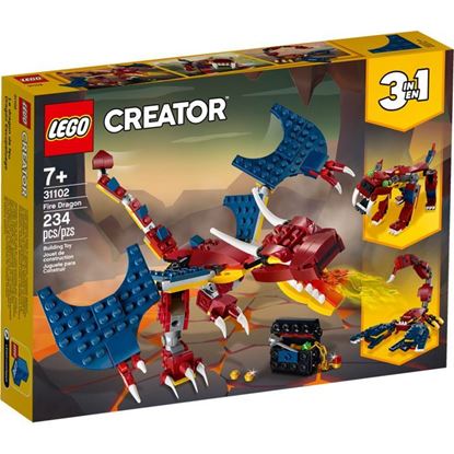 Imagen de LEGO - 31102 CREATOR 3 EN 1 DRAGON DE FUEGO 234 PZAS.