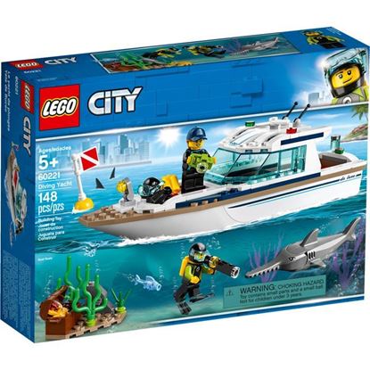 Imagen de LEGO - 60221 LEGO CITY YATE DE BUCEO 148 PZAS.