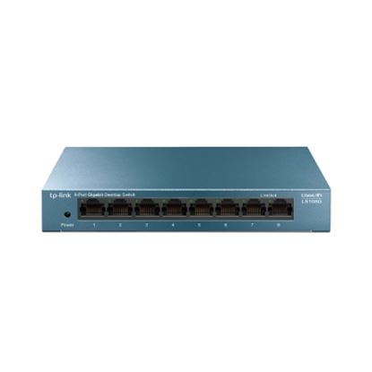 Imagen de TP-LINK - SWITCH DESKTOP DE 8 PUERTOS GIGABIT AUTO-MDI/MDIX LITEWAVE