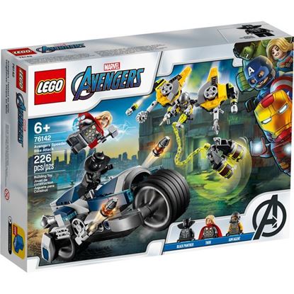 Imagen de LEGO - 76142 AVENGERS VENGADORES ATAQUE EN MOTO 226 PZAS.