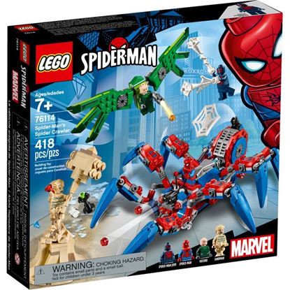 Imagen de LEGO - 76114 LEGO SPIDERMAN ARAÑA REPTADORA DE SPIDERMAN 418 PZAS.