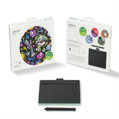 Imagen de WACOM - TABLETA WACOM INTUOS BLUETOOTH CREATIVE PEN SMALL -GREEN PISTACHI