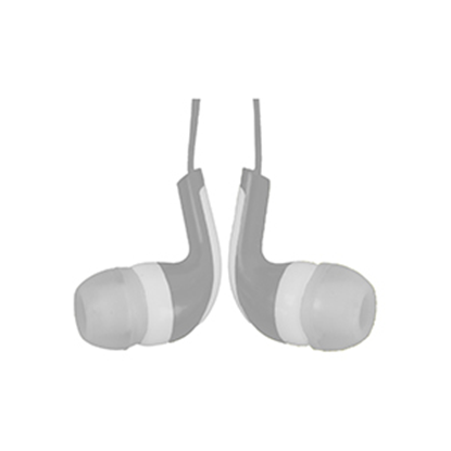 Imagen de PAQ. C/3 - PERFECT CHOICE - AUDIFONOS DE VIAJE IN-EAR CON MICROFONO (GRIS/BLANCO)