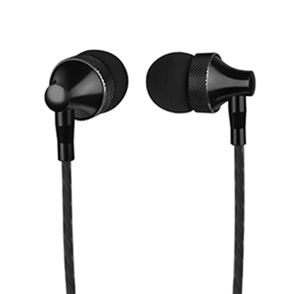 Imagen de PAQ. C/2 - PERFECT CHOICE - AUDIFONOS IN-EAR CON MICROFONO STRETTO (NEGRO)