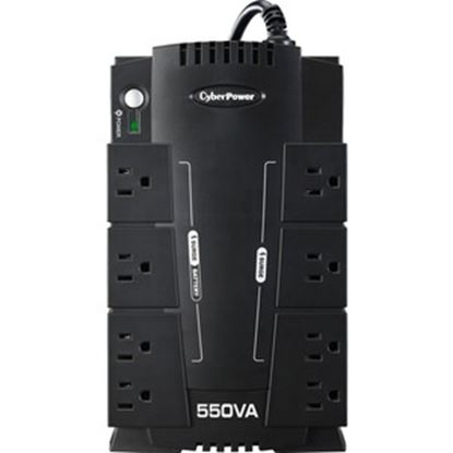 Imagen de CYBER POWER - 550VA CP SL UPS 8CONT TEL USB/SER NO BREAK 3AOS